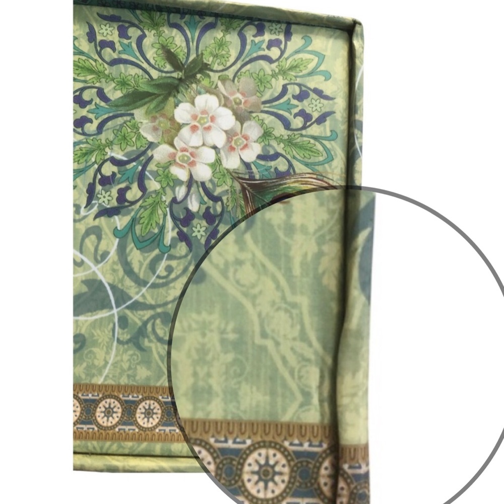 Punch Studio Cherry Blossom Peacock Decorative Flip Top Nesting Box (94811), Lg - Picture 8 of 9
